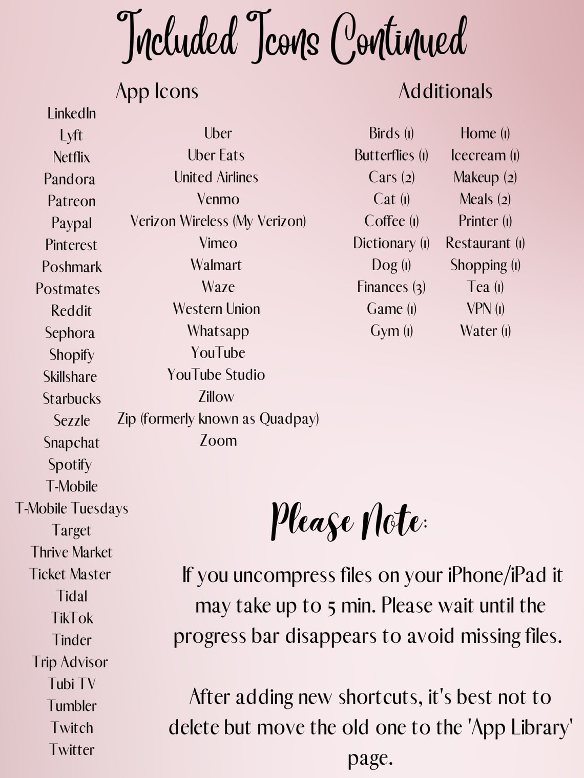 Rose Gold IOS Wallpaper and Icon Bundle Home and Lock Screen Etsy