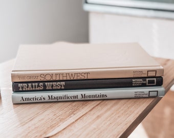 National Geographic Book Stack