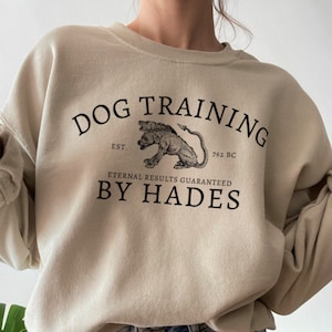 Hades Sweatshirt Greek Mythology Shirt Persephone Shirt Olympian Gods Dark Academia Clothing Bookish Merch Dog Mom Sweater Dog Trainer Shirt
