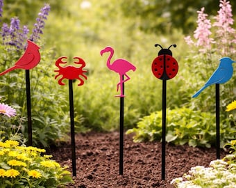 outdoor decor, flowerbed decor, spring accessories, flower decor