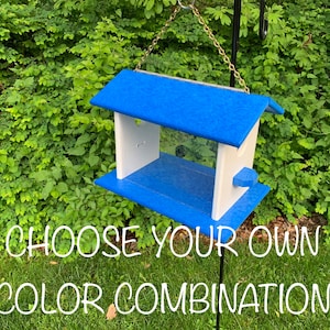 Bluebird Feeder, Meal worm Feeder, Bird Feeder, Hanging Bird Feeder,