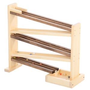 Marble Roller Race Track Wooden Toy, Child-Safe Finish Amish Made toy, Marble Roller, Marble Run, Marble toy