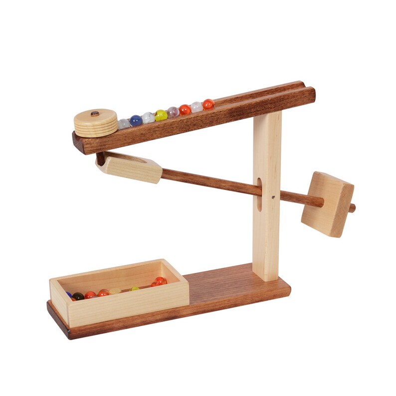 Amish Made Marble Machine, Marble Roller, Marble Toy, STEM Toy, Marble