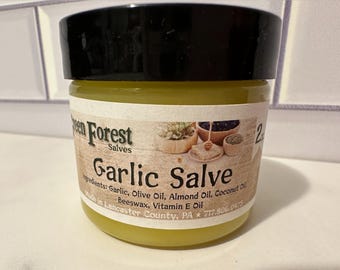 Organic Garlic Salve