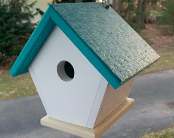 Wren bird house, Choose your color combination, Wren house, Custom Birdhouse, Amish made bird house, Wren Birdhouse, Poly Birdhouse