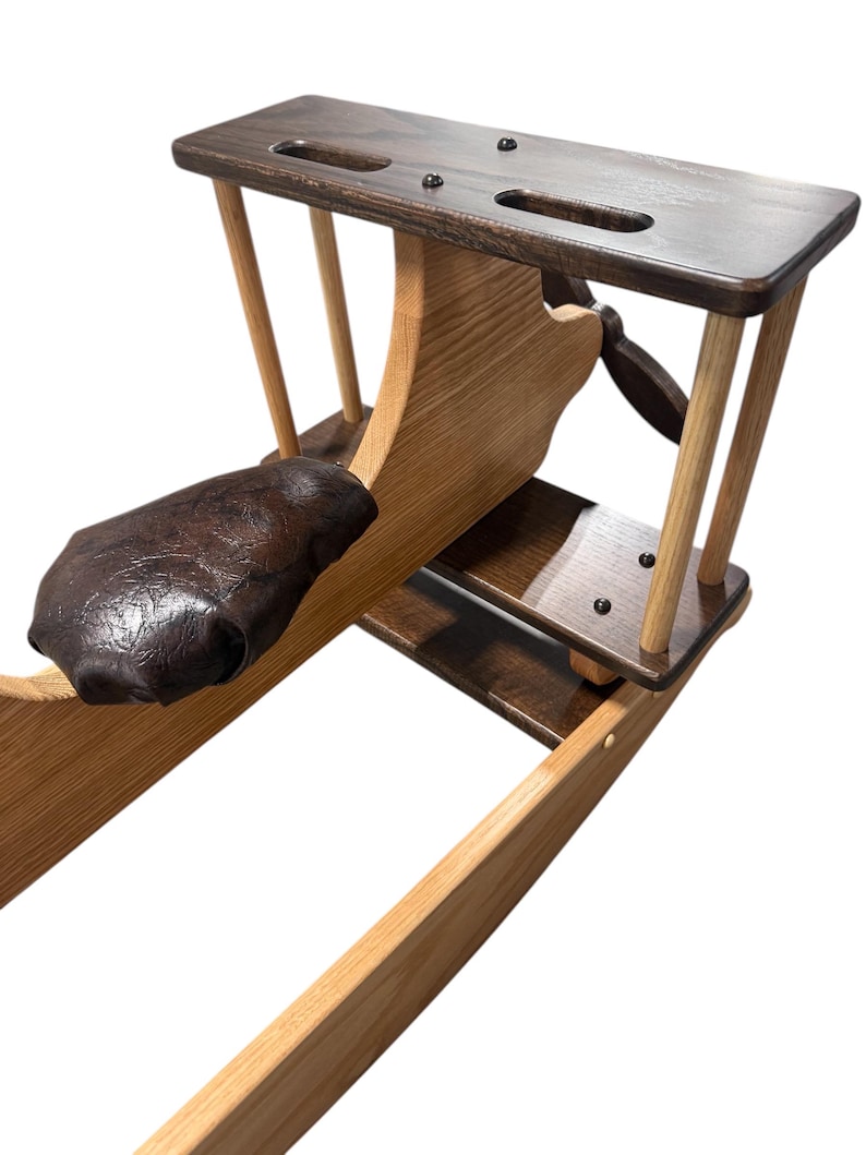 Amish Made Rocking Horse Airplane SOLID OAK Biplane Rocker With Working ...
