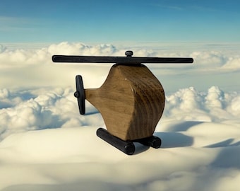 Helicopter - small, Wooden Helicopter, Helicopter Toy, Wooden Kid's Toy
