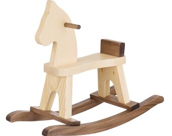 Toddler Rocking Horse, Hobby Horse, Wooden Rocking horse, Amish Made Toddler Rocking Horse, Rocking Horse, Ride on Toys