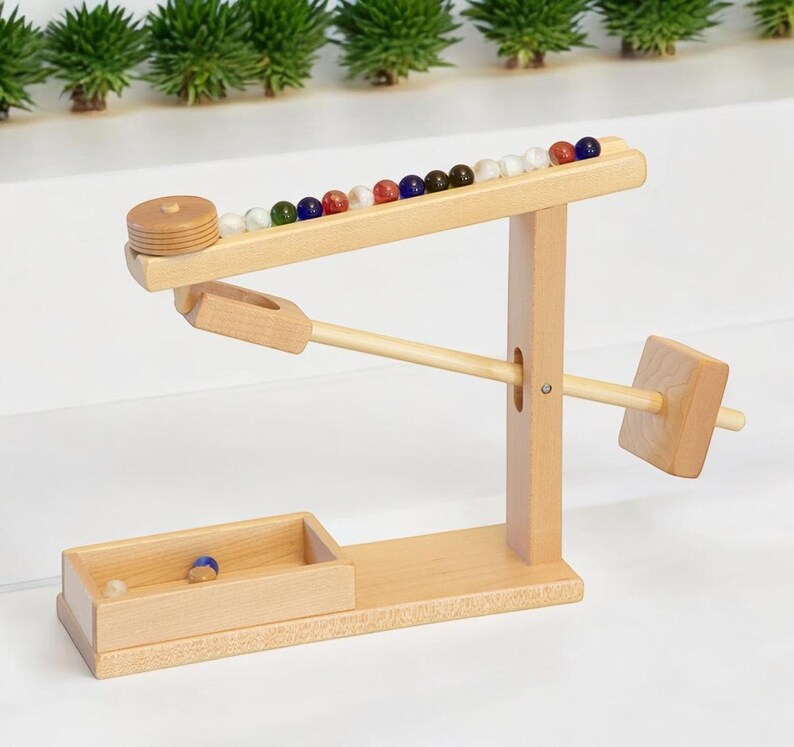 Marble Machine, Marble Roller, Marble Toy, STEM Toy, Marble Run, - Etsy