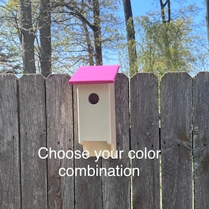Bluebird house, Bluebird Birdhouse, Poly Birdhouse, Choose your colors, Amish Made in Lancaster County