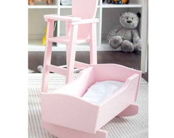 Doll furniture gift, American Girl dolls, 12 inch and 18 inch Doll Furniture, handcrafted Doll Furniture Rebekah&#39;s Collection