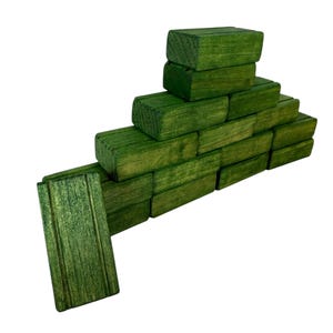 Wooden Hay Bales, wooden straw bales, hay bales, straw bales, farm toys,