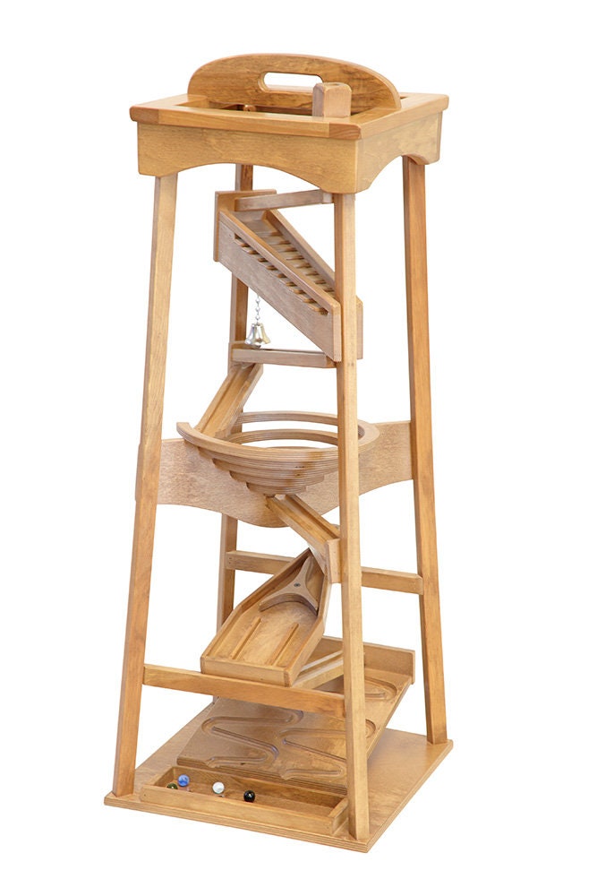 Large Marble Run Tower Pyramid Activity Toy, Marble Run, Tower Run