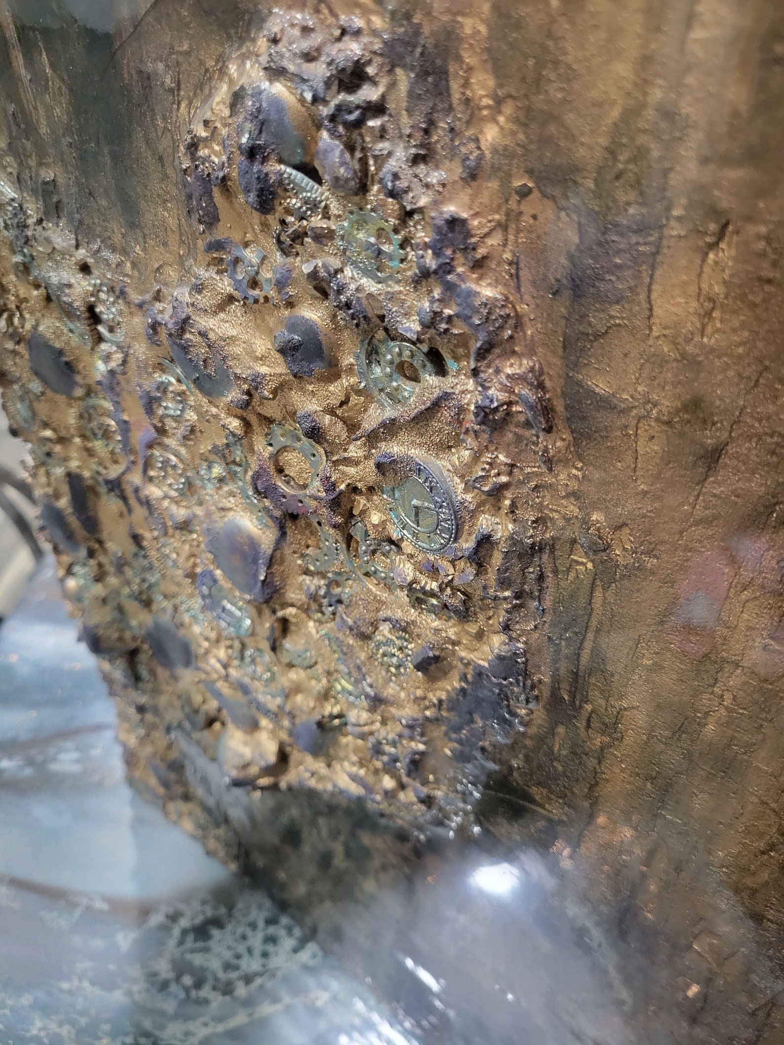 Steampunk Canvas- Rust Path - Etsy