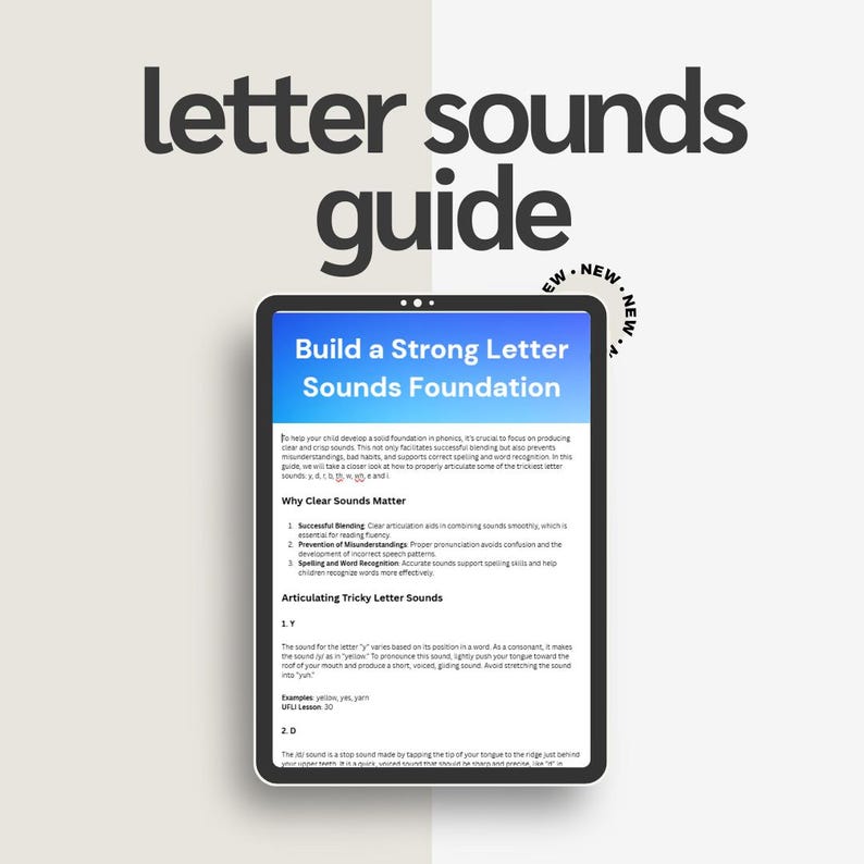 Build Strong Letter Foundation Guide - Etsy