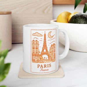 Paris Mug, France Gift (11oz, 15oz)