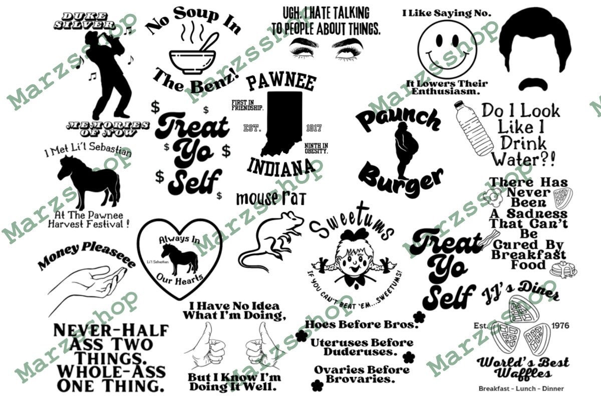 20 Piece SVG And PNG Bundle Parks And Recreation Inspiredron Etsy 20-piece-svg-and-png-bundle-parks-and-recreation-inspiredron-etsy