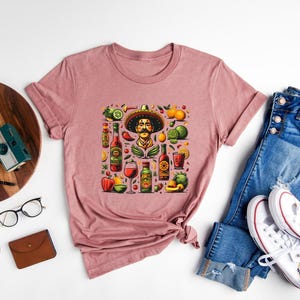 Mexican Man Tee, Mexican Fiesta Shirt, 5 De Mayo T-Shirt,Cinco De Mayo Party Tee, Cinco De Mayo Gifts,Drinko De Mayo Shirt, Mexican Festival