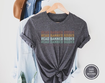Read Banned Books Shirt, Book Lover Tee Gift