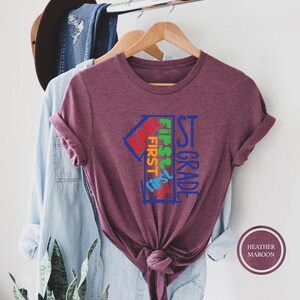 1st Grade Shirt, 1st Grader Shirt, 1st Grade Teacher Shirt, Hello First Grade Shirt, 1st Grade Squad Crew, Back To School Tshirt