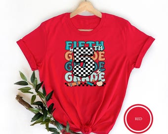 Fifth Grade Team Shirt, School First Day Tee, Teacher Gift