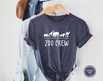 Zoo Crew T-Shirt, Wild Animal Lover Shirt