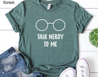 Talk Nerdy To Me Shirt, Geeky Coder Tee