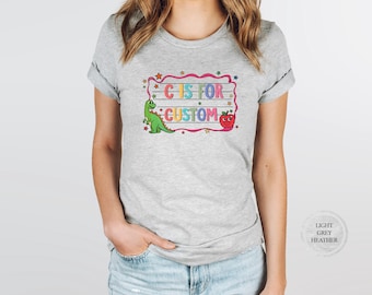 Personalized Kindergarten Shirt, Back To School Kids Shirt