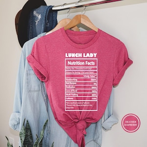 Lunch Lady Nutrition T-Shirt,Lunch Lady Life Tee, Lunch Lady Appreciation Gift,Lunch Lady Shirt, Gift for Lunch Lady, Funny Lunch Lady Shirt