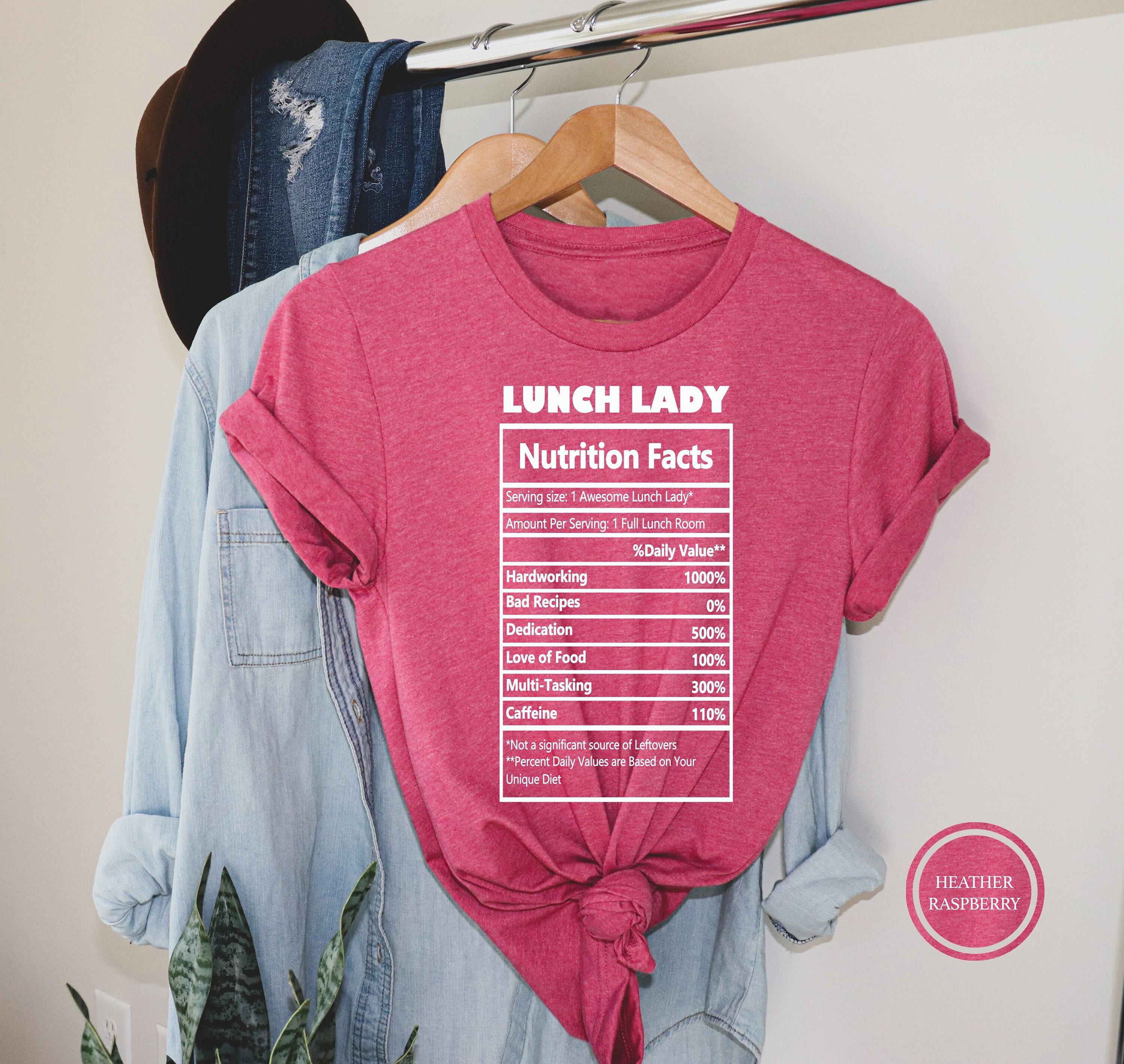 Lunch Lady Nutrition T-Shirt,Lunch Lady Life Tee, Lunch Lady Appreciation Gift,Lunch Lady Shirt, Gift for Lunch Lady, Funny Lunch Lady Shirt