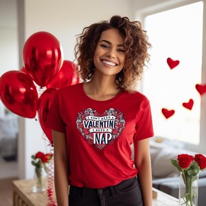 I Don&#39;t Need a Valentine I Need A Nap Heart Shirt, Funny Valentines Day Shirt, Funny Anti Valentine Day Shirt, Cute Valentines Day Gift