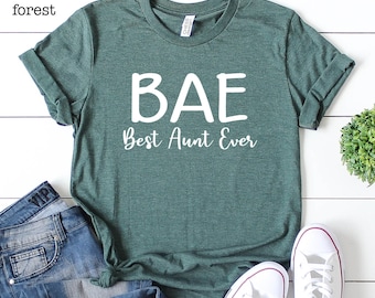 Best Aunt Ever Shirt, Auntie Gift, Pregnancy Announcement