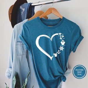 Cruise Distressed Heart Shirt,Cruise Life Shirt, Cruise Vacation Shirt, Family Cruise Matching Tee, Summer Friend Tshirt, Cruise Squad Shirt