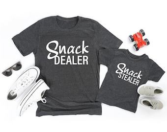 Matching Snack Stealer Shirt, Funny Mom and Child Outfit