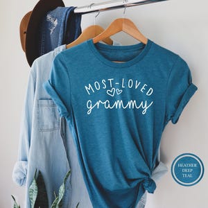 Most Loved Grammy Shirt, Grammy Shirt, Grammy Gift, Gift For Grammy, Birthday Grammy Gift, Mothers Day Gift Shirt, Mother&#39;s Day Shirt