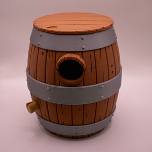 3D Printed Barrel Birdhouse