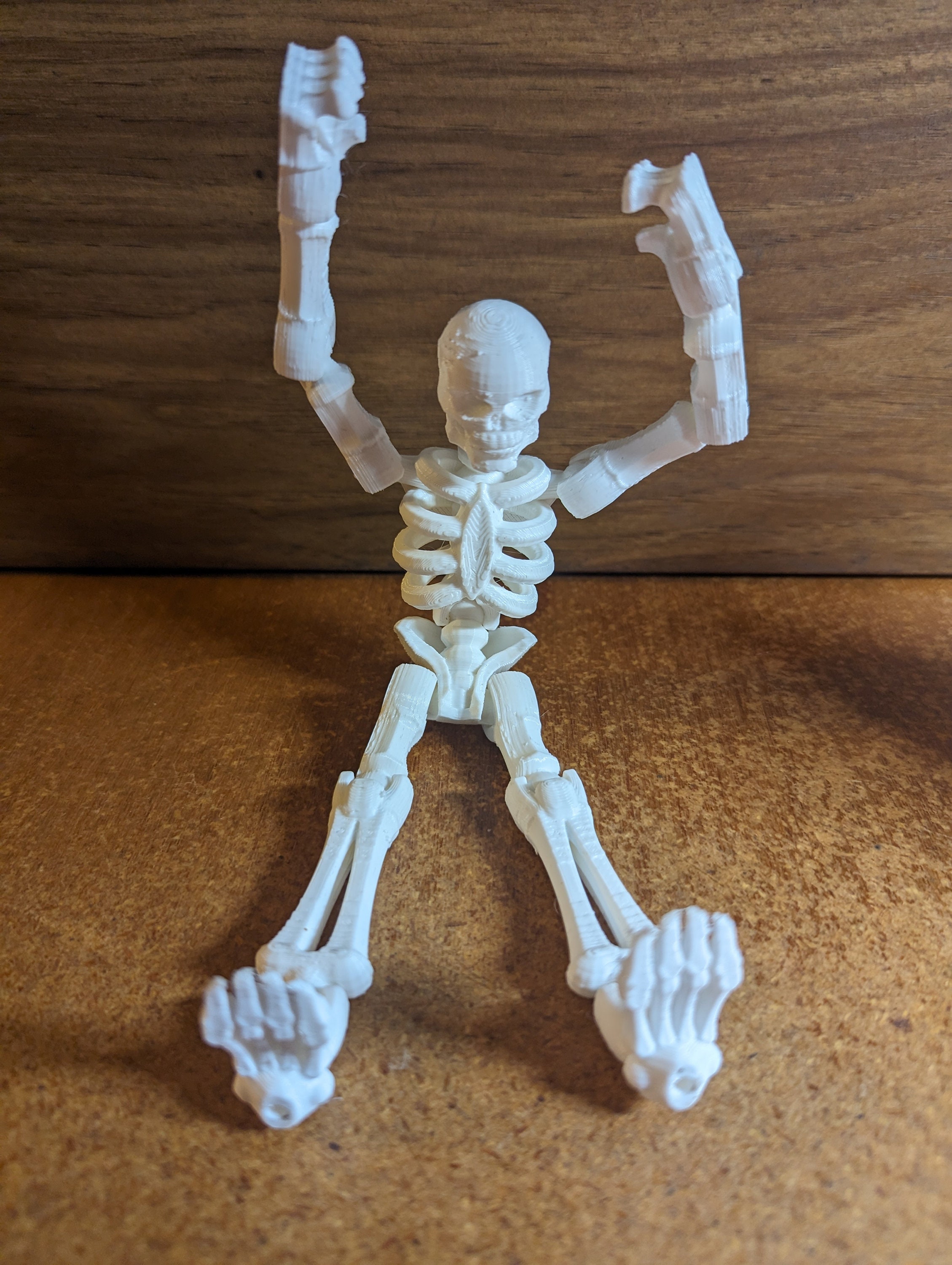 Posable Skeleton vinyl doll framework adjustable armature standable  skeleton