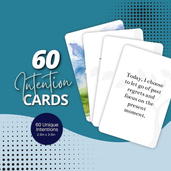 Intention Cards - Etsy
