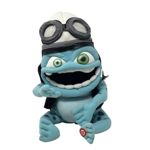 ANNOYING THING Crazy Biker Frog by Outrageous 2005 Singing Plush