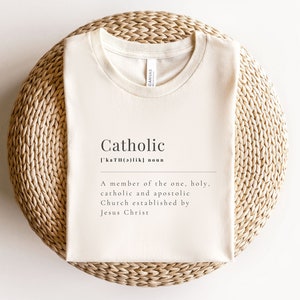 Catholic Definition Shirt, Christian Shirt, Bible Verse Shirt, Catholic Shirt, Catholic Apparel, Saint Shirt, Catholic Gift, Vintage