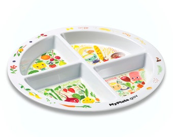 Portion Plate - Kids - Style H