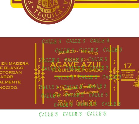 Tequila Jose Cuervo Especial, Label Digital PNG Transparent 300dpi