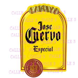 Tequila Jose Cuervo Especial, Label Digital PNG Transparent 300dpi High ...