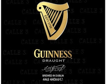 Digital Label of Beer in PNG and JPG high quality, wrap for straight tumbler 20 Oz