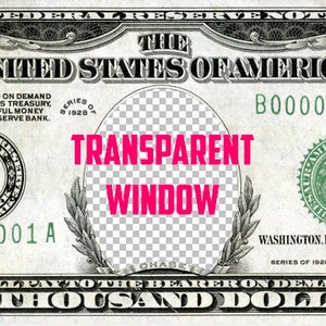 nota de 10 mil dólares personalizável, coloque sua própria imagem, possui uma área transparente para que você possa incluir sua imagem pessoal, download instantâneo