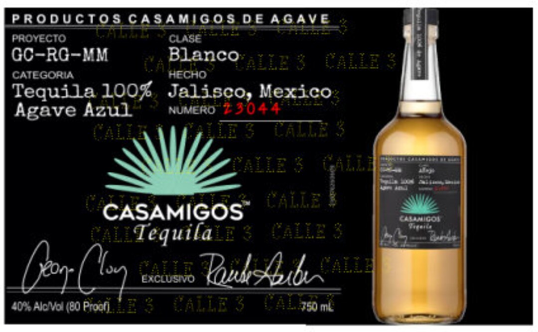 Casamigos Black Label Digital File for Bottle, JPG and PNG, 300dps