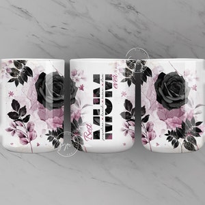 Best Mum Ever, Mother's Day Mug Wrap Design, Add Kids Names, Mug For Mum, Gift for Mother, 11 & 15 Oz Mug Press Sublimation Design, Digital