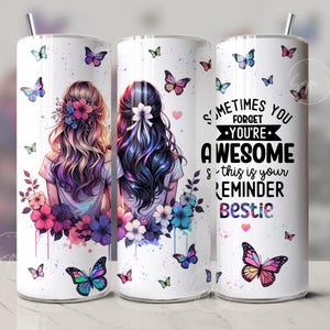 Besties beker wrap beste vriend beker zus cadeau beste vriend verjaardagscadeaus 20 oz sublimatie beste vriend cadeau verjaardag digitaal bestand
