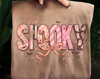 Coqueta espeluznante de Halloween retro PNG Lazo de coqueta Calabaza de Halloween Otoño PNG espeluznante Halloween Girly PNG Otoño PNG Sublimación PNG Archivo digital