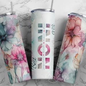 Best NONI Ever, Grandma Tumbler, Gift for Grandmother, Add Kids Names, 20 oz Skinny Tumbler Design Wrap, Mother&#39;s Day Tumbler, Digital File